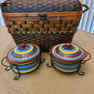 Plat à Pâtisserie Temptations By Tara – 1QT – Bord Ondulé – Motif Dentelle Florale – Multicolore